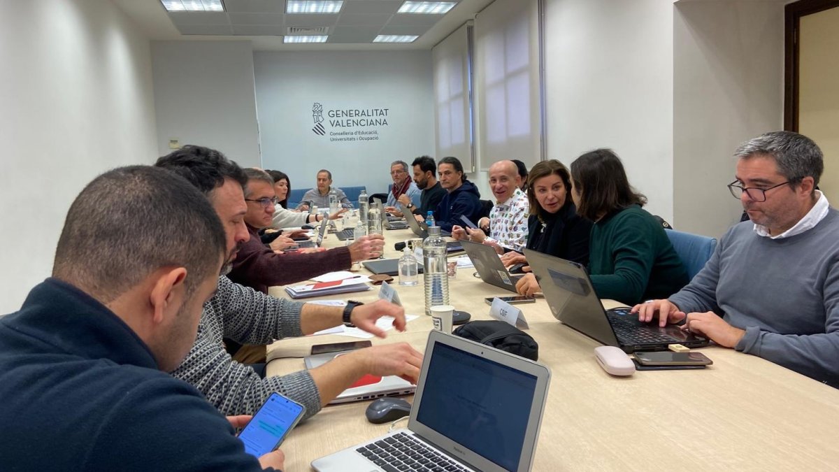 Reunión de educación en Consellería