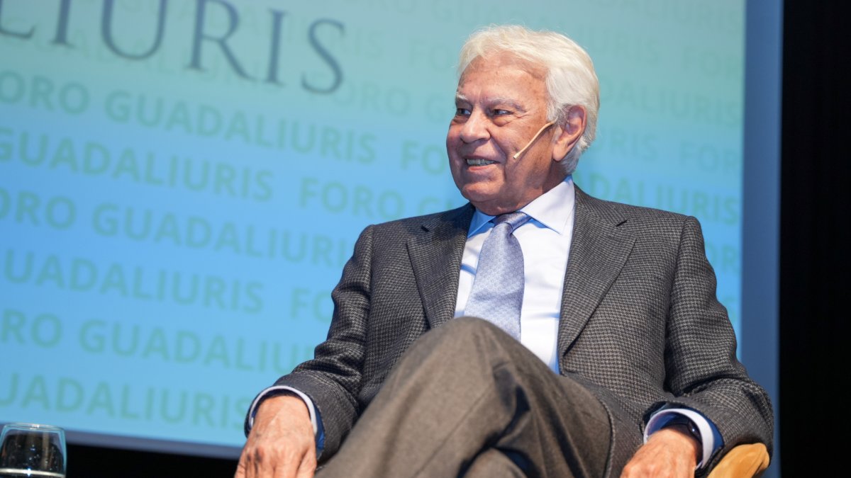 El ex presidente del Gobierno, Felipe González.