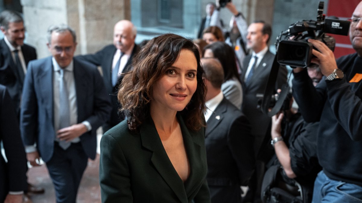 La presidenta de la Comunidad de Madrid, Isabel Díaz Ayuso