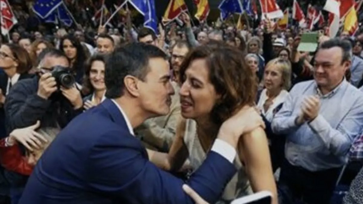 Irene Lozano con Pedro Sánchez
