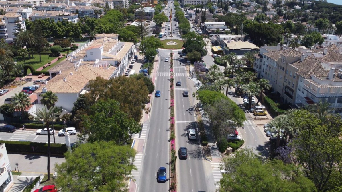 Avenida Bulevar Príncipe Alfonso de Hohenlohen de Marbella.