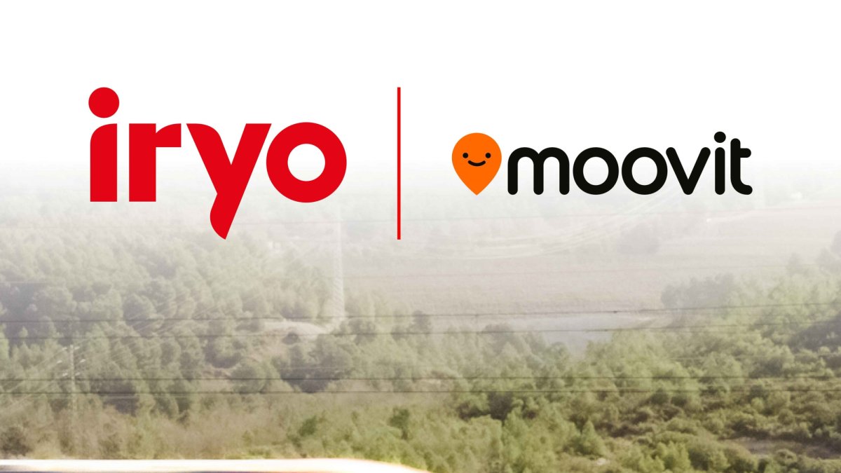 Asociación de Iryo y Moovit.