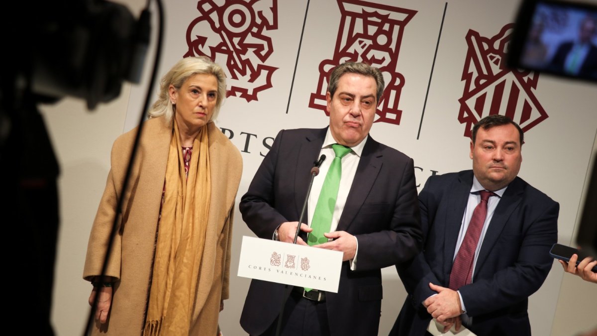 El portavoz de Vox en Les Corts, José María Llanos