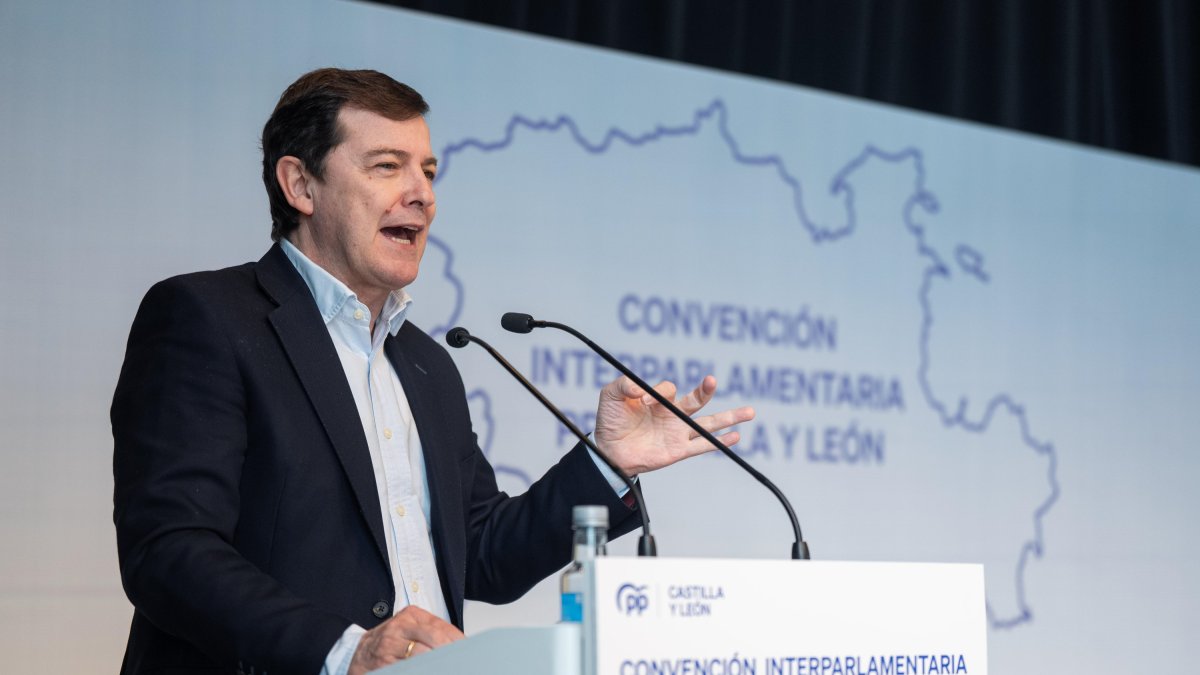 El Presidente del PP de Castilla y León y de la Junta, Alfonso Fernández Mañueco.