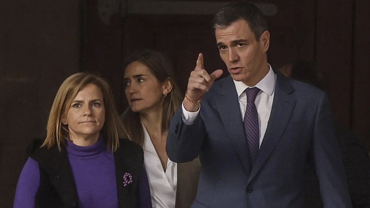 Pilar Bernabé y Pedro Sánchez