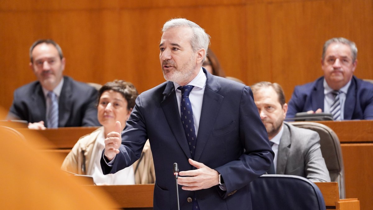 El presidente del Gobierno de Aragón, Jorge Azcón.
REMITIDA / HANDOUT por CORTES DE ARAGÓN