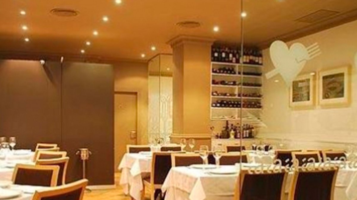 Comedor del prestigioso restaurante Bocamada