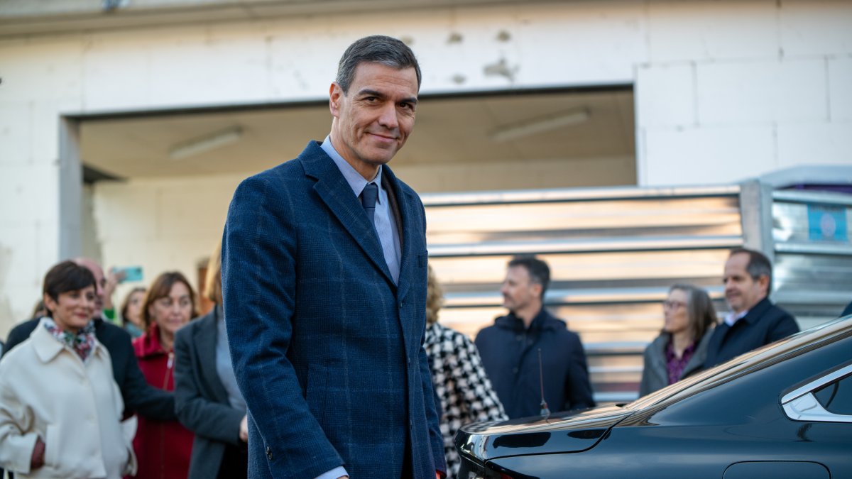 El presidente del Gobierno, Pedro Sánchez