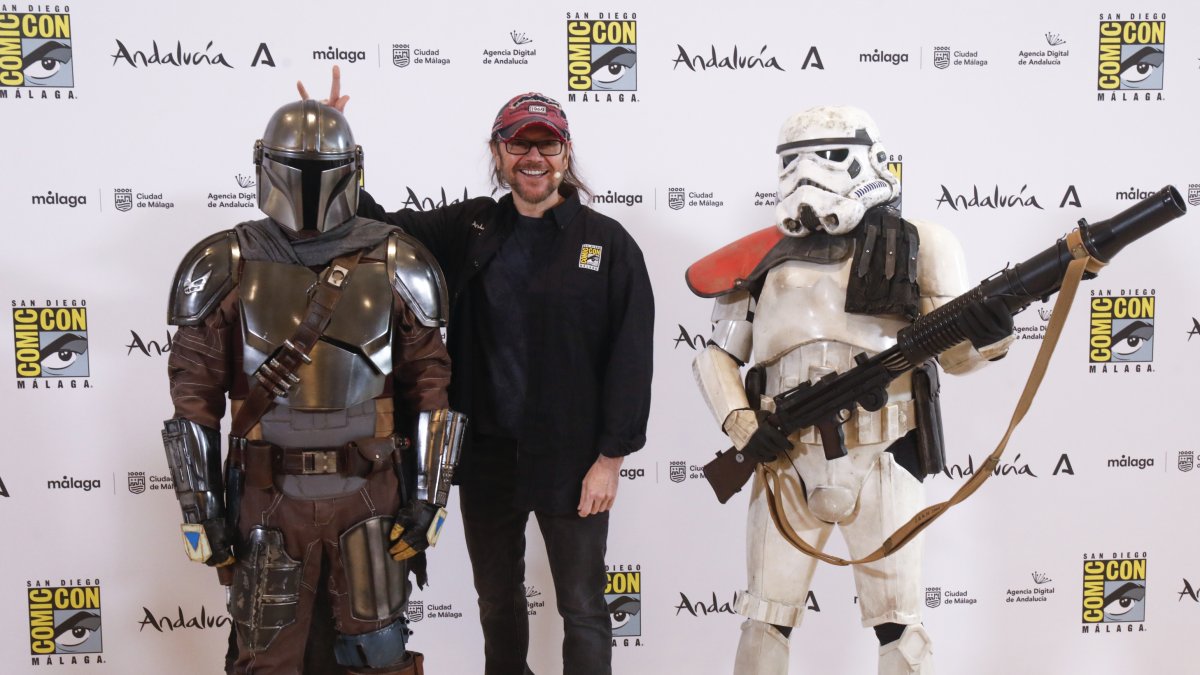 El actor y director Santiago Segura en la presentación de la San Diego Comic-Con 2025 en Málaga.