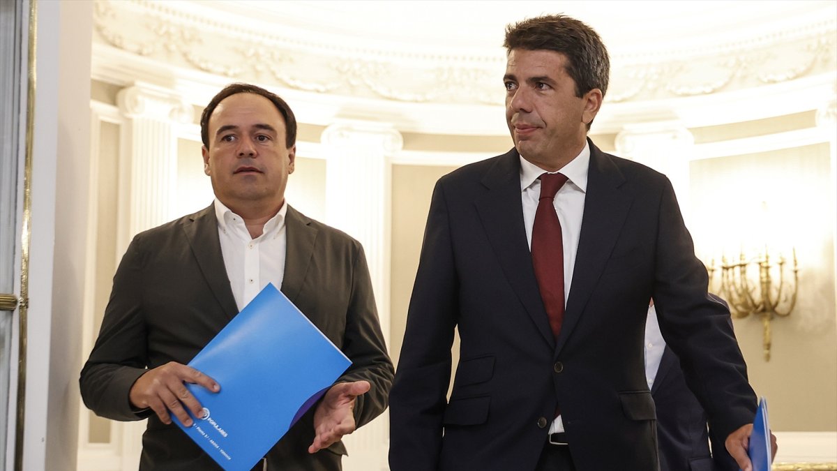 Juan Francisco Pérez Llorca y  Carlos Mazón
