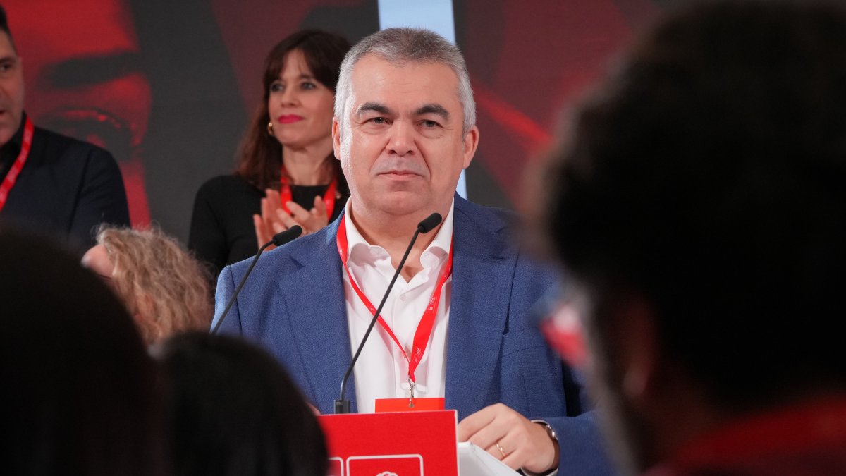 El secretario de Organización del PSOE, Santos Cerdán