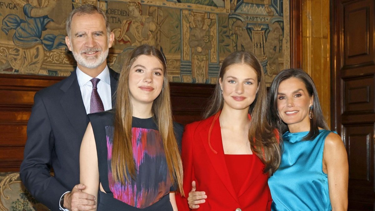 Christmas de los Reyes, la Princesa Leonor y la Infanta Sofía, esta pasada Navidad.