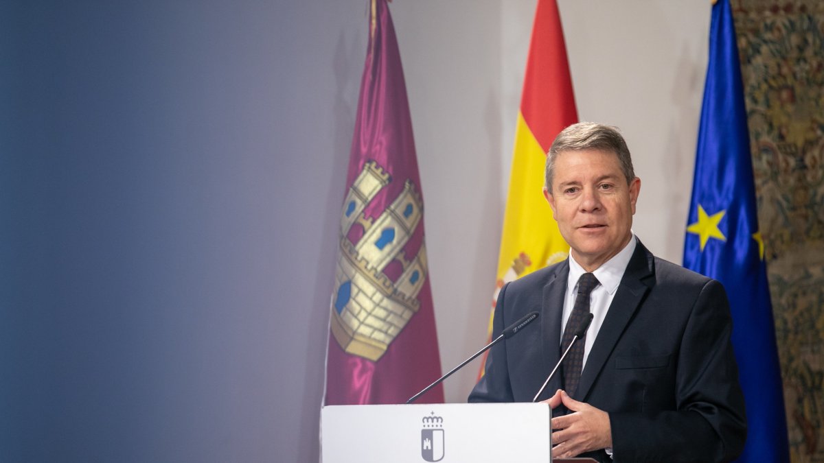 El presidente regional, Emiliano García-Page.