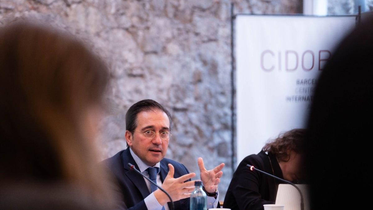 José Manuel Albares, en un acto reciente.