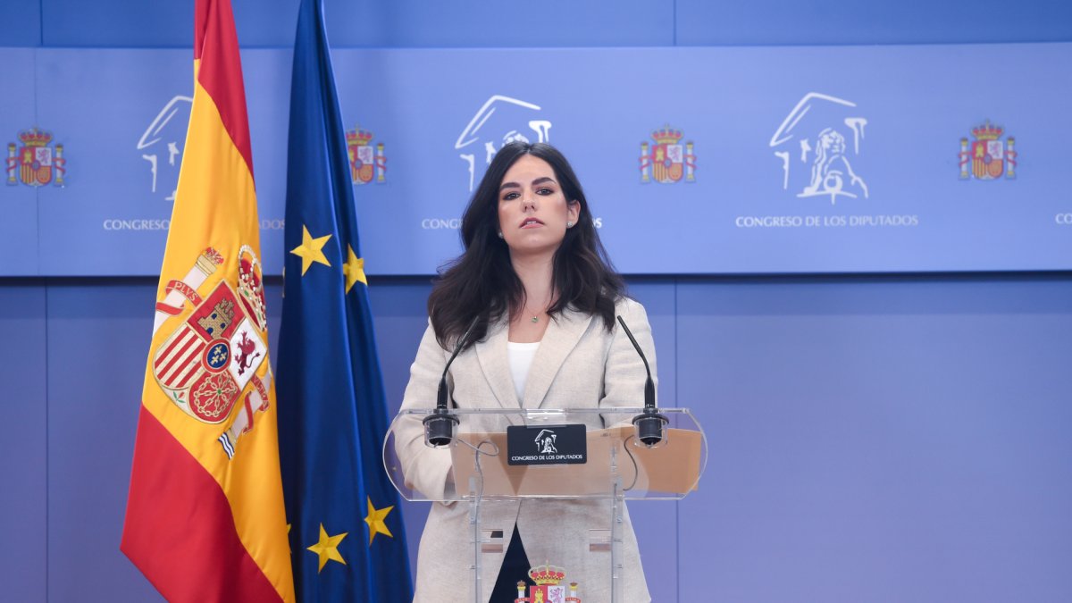 La portavoz de Vox en el Congreso, Pepa Millán.