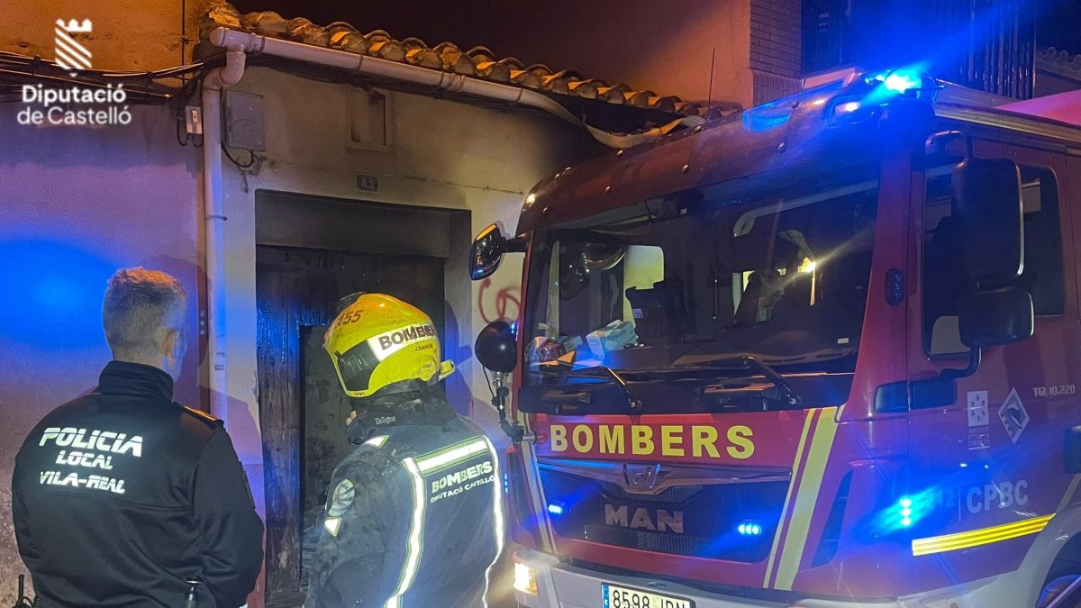 Incendio de una vivienda en Vila-real