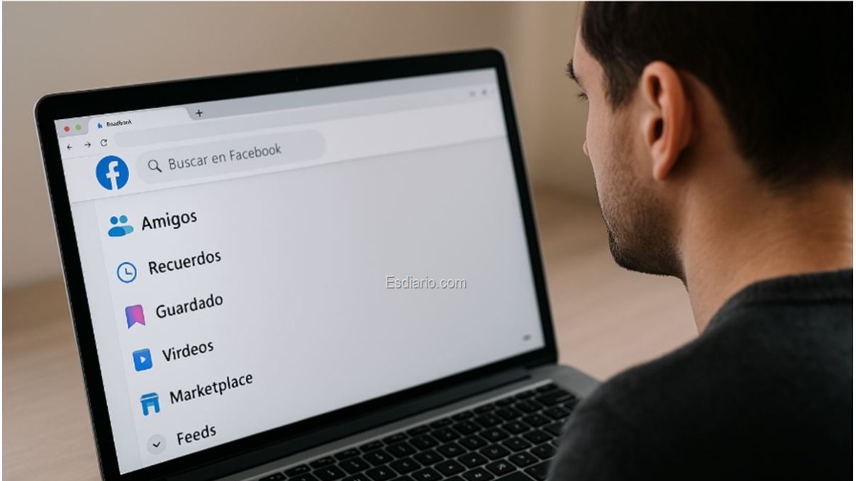 Pestaña 'Amigos' en Facebook