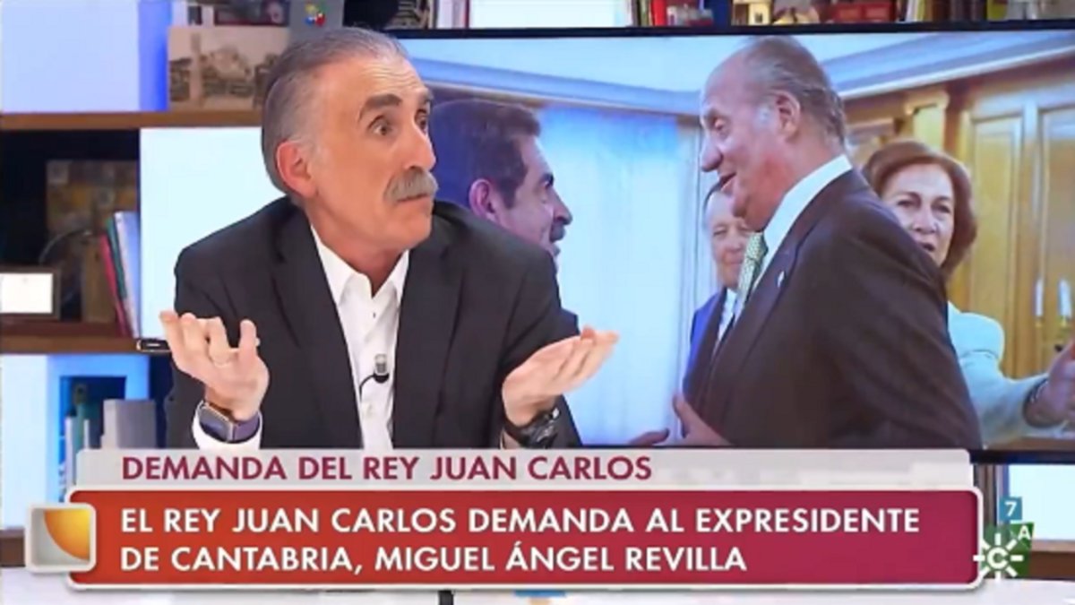 El presentador de Canal Sur, Juan y Medio, sobre Revilla y el Rey Emérito.
