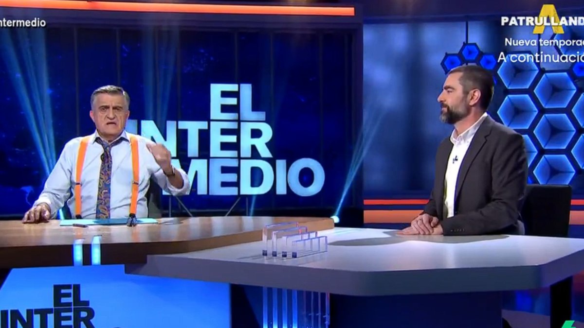 Wyoming y Dani Mateo durante 'El intermedio', en La Sexta