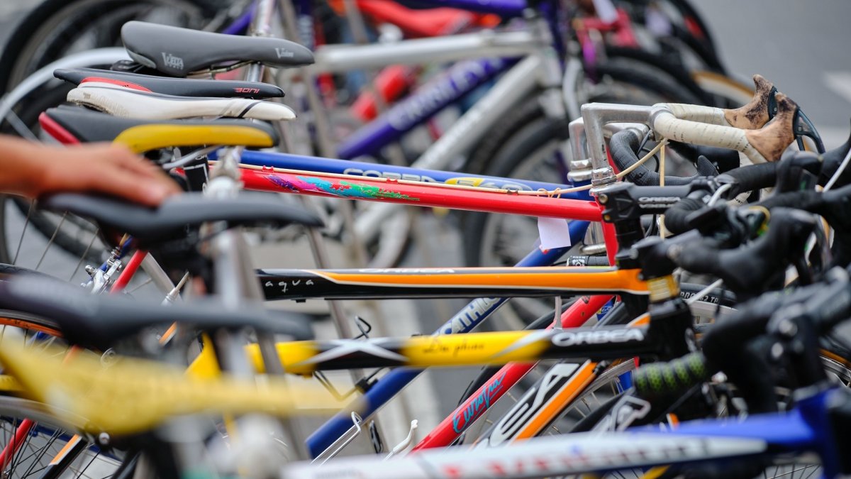 Bicicletas en Bilbao.