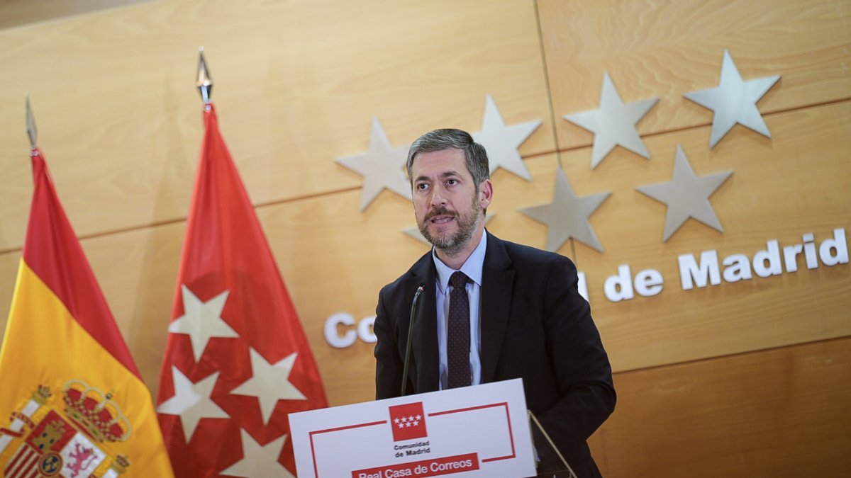 (Foto de ARCHIVO)
El consejero de Presidencia de la Comunidad de Madrid, Miguel Ángel García.