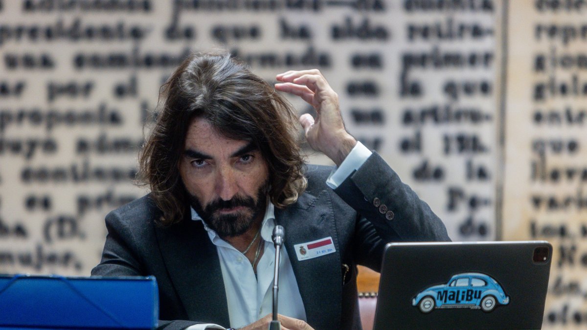 El exdirector ejecutivo de Globalia, Javier Hidalgo, comparece en la Comisión de Investigación por el ‘caso Koldo’.