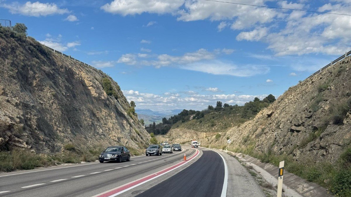 Carretera A-355, en Málaga.
