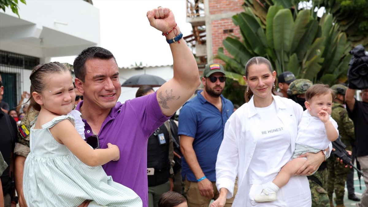 Daniel Noboa, reelecto como Presidente de Ecuador