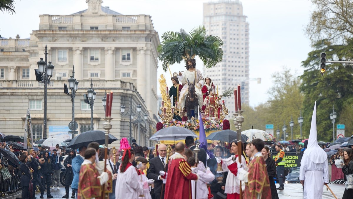 (Foto de ARCHIVO)
Procesión de La Borriquita, en Madrid