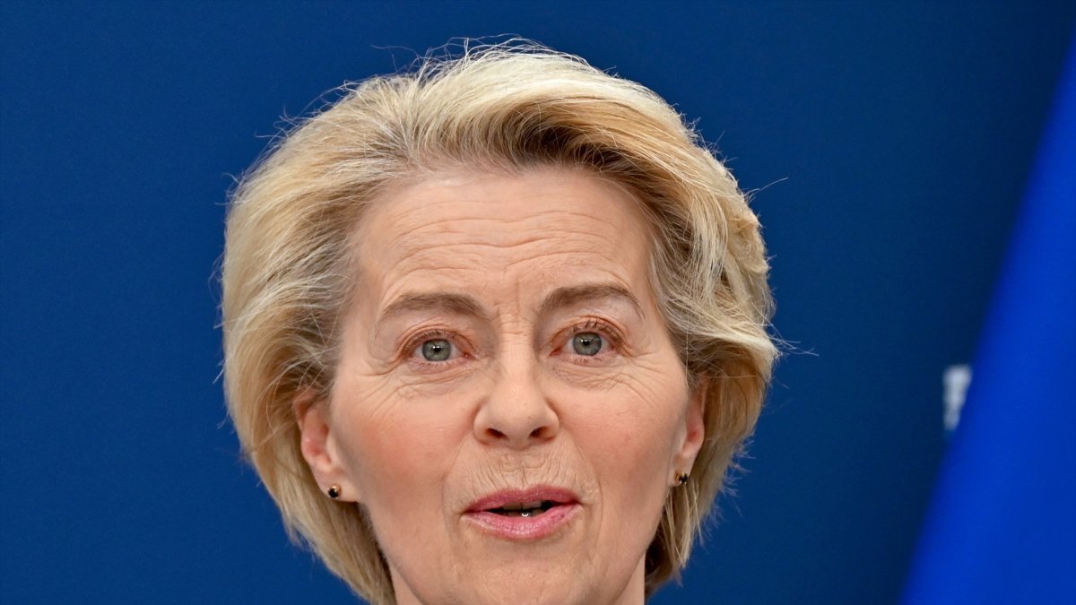 (Foto de ARCHIVO) La presidenta de la Comisión Europea, Ursula von der Leyen