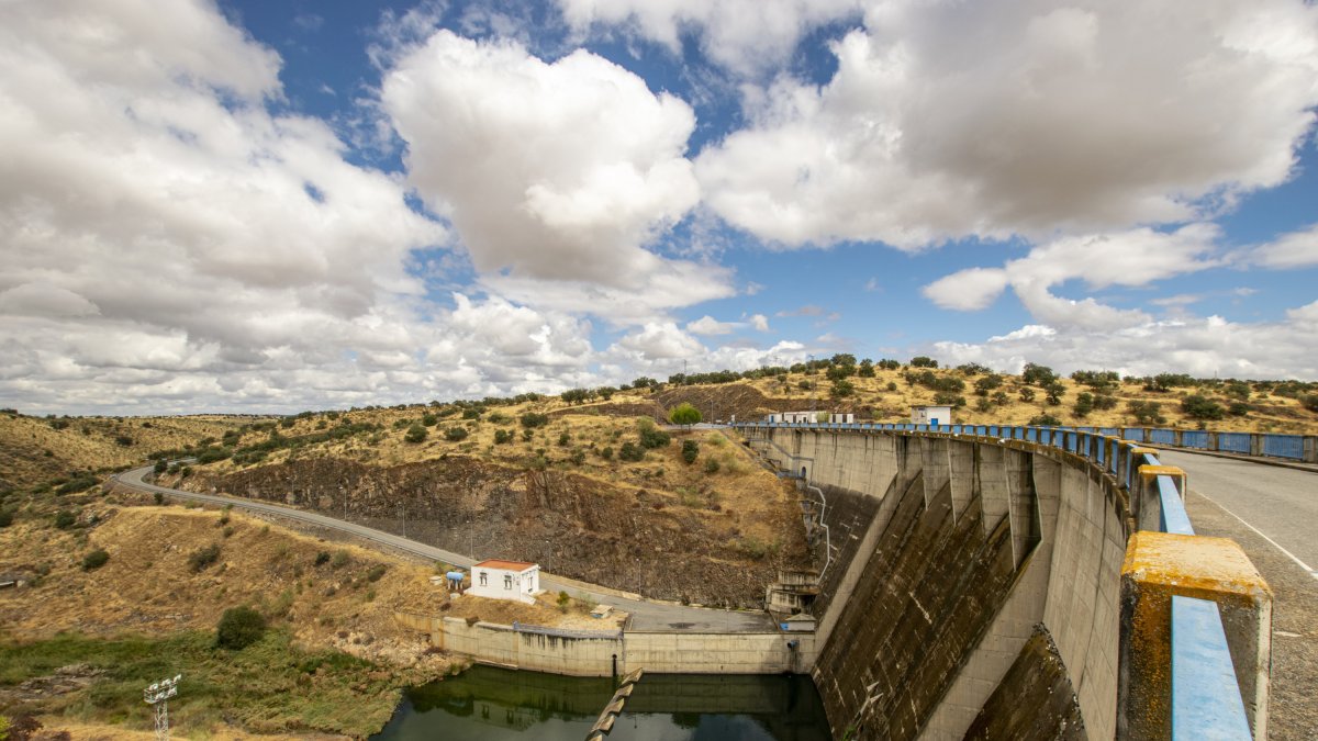 Embalse de La Colada, en la comarca de Los Pedroches, Córdoba.