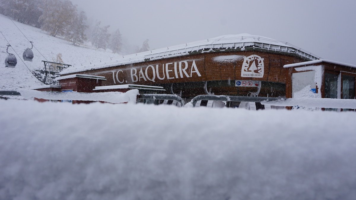 Baqueira nevada