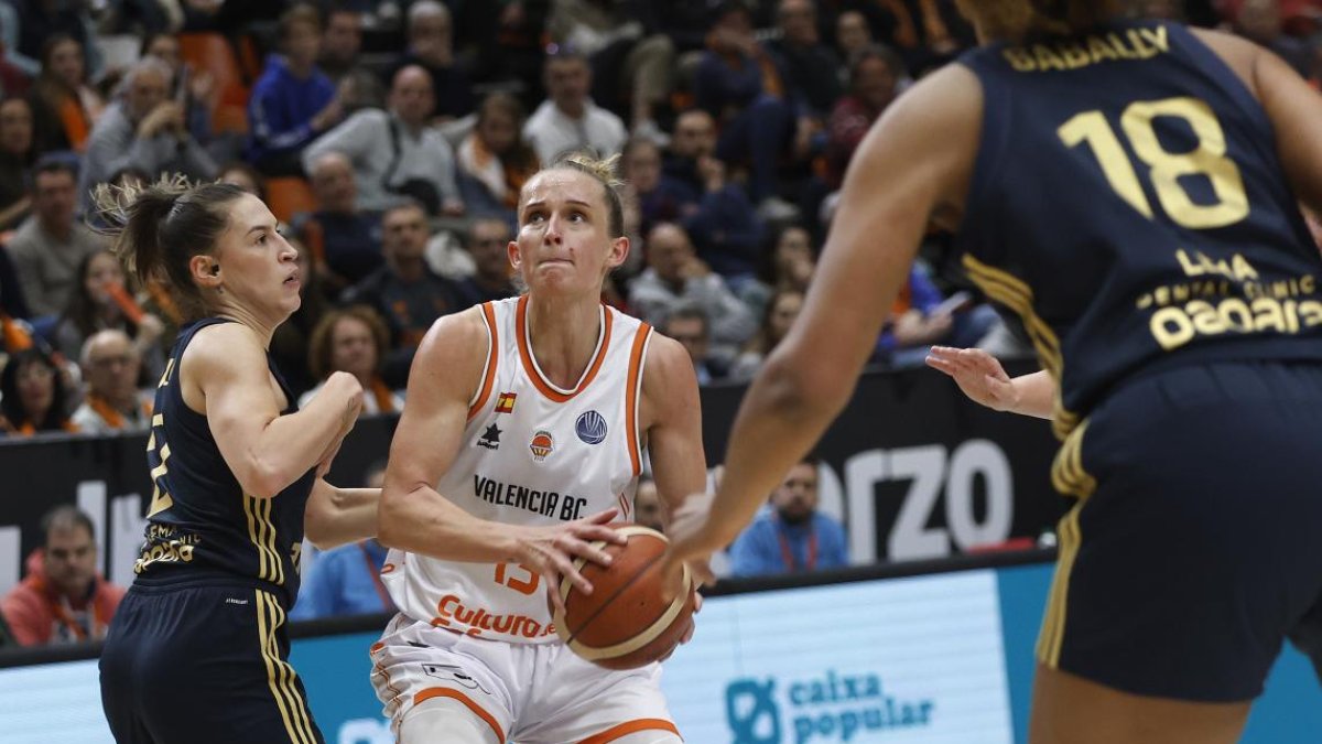 Partido de Valencia Basket femenino