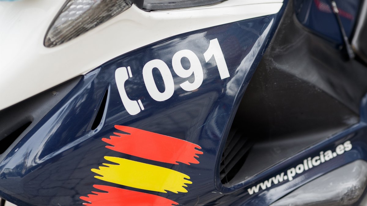 Moto de la Policía Nacional