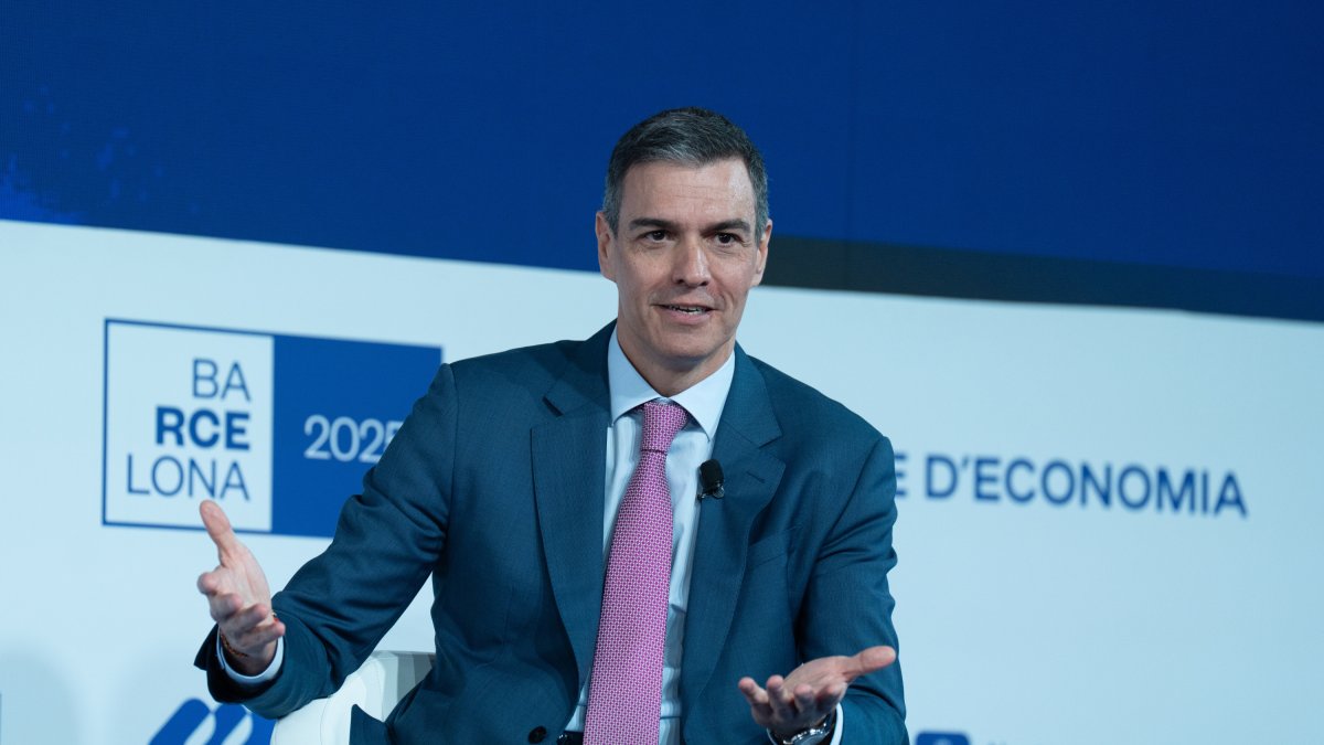 Pedro Sánchez, este pasado lunes en Barcelona.