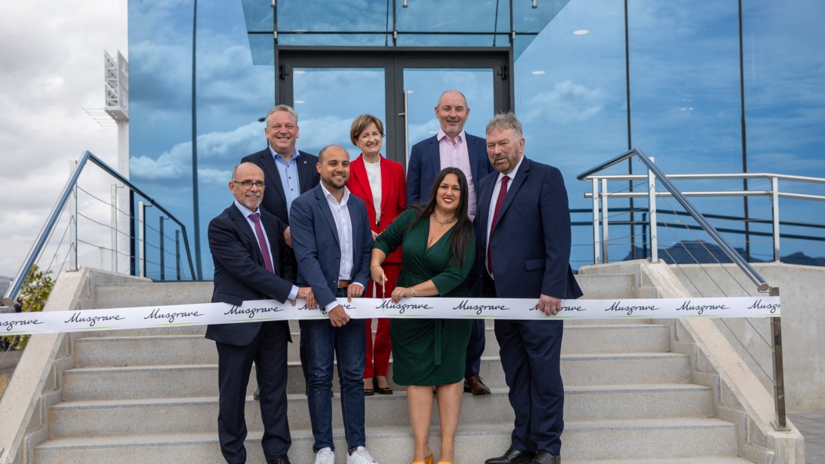 Momento de la inauguración