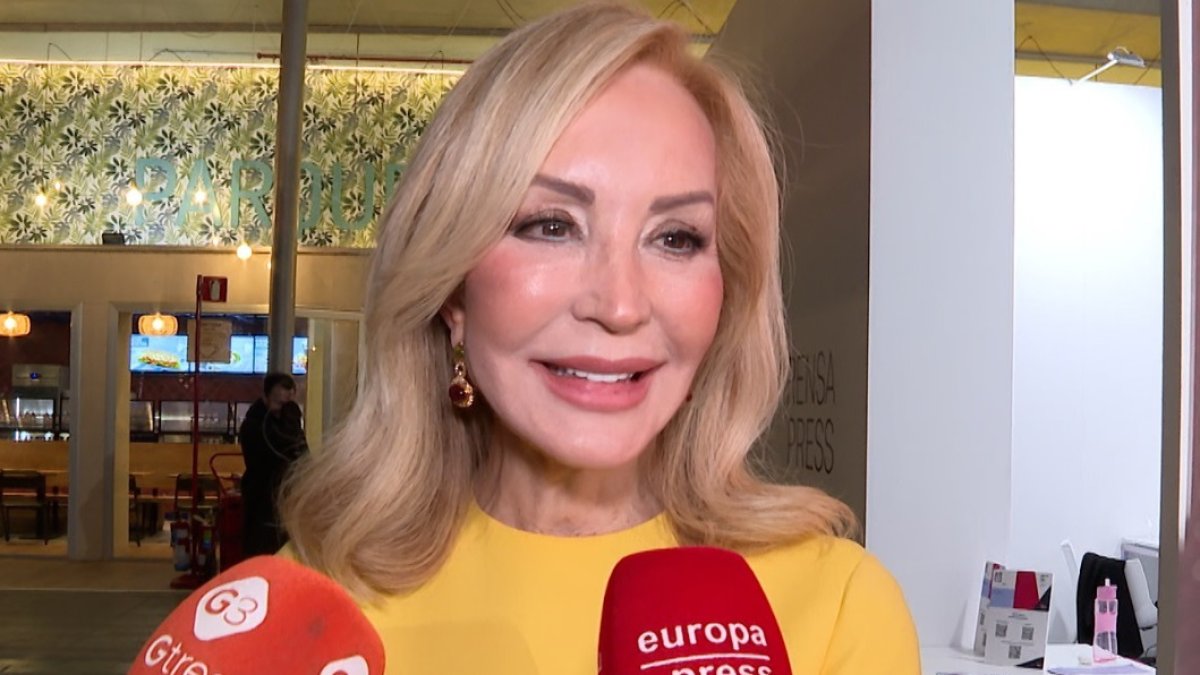 Carmen Lomana en ARCO, esta pasada edición.