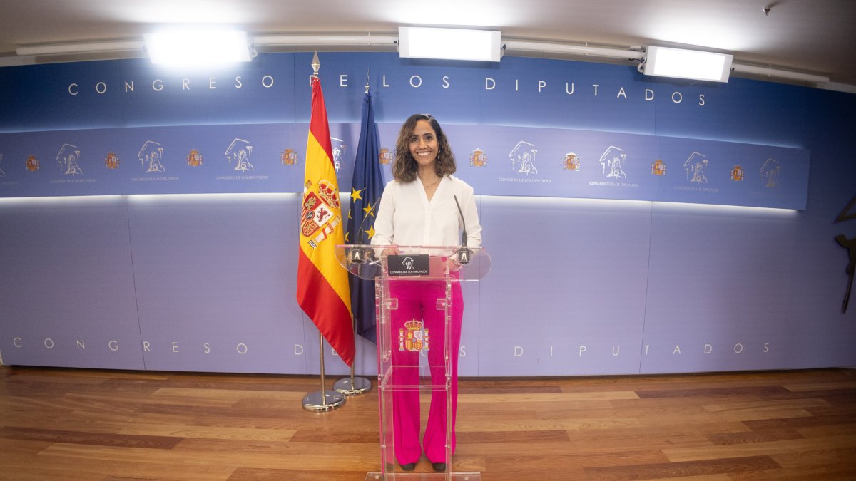 (Foto de ARCHIVO) La diputada de Sumar Tesh Sidi