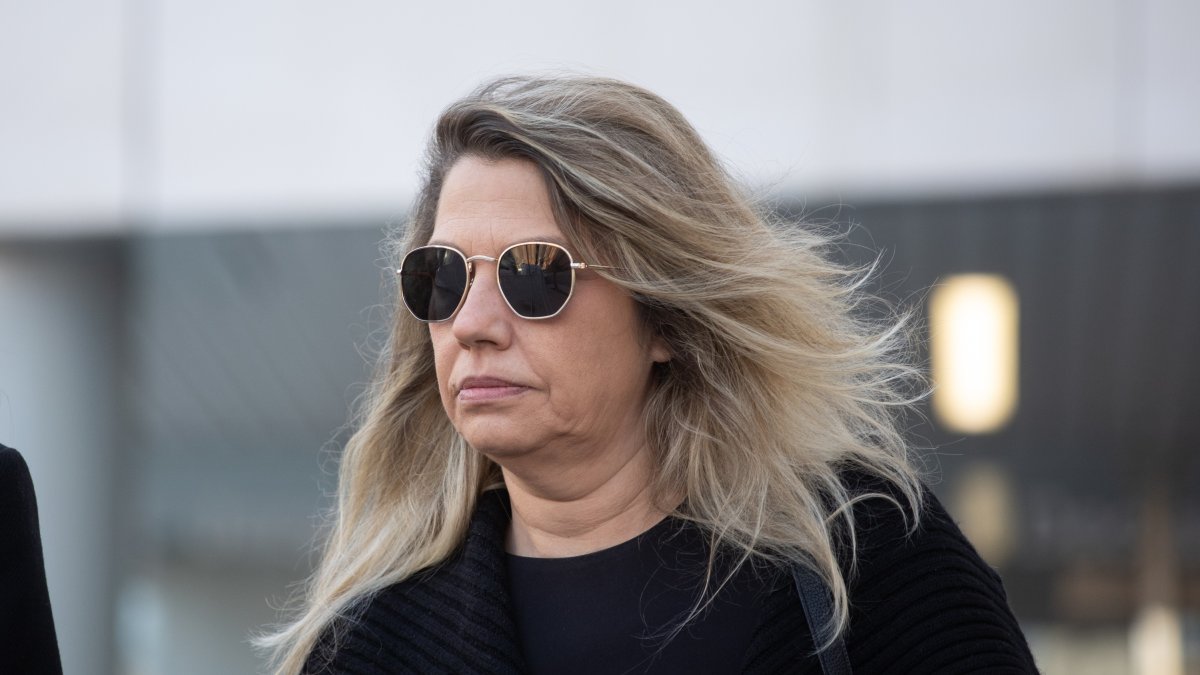 Archivo - La asesora de Begoña Gómez en Moncloa Cristina Álvarez, a su salida de declarar a los juzgados de Plaza de Castilla el pasado febrero.