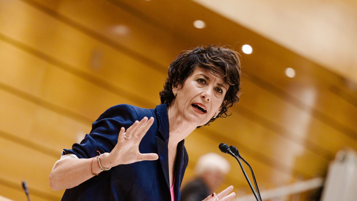 La ministra de Inclusión, Seguridad Social y Migraciones, Elma Saiz.