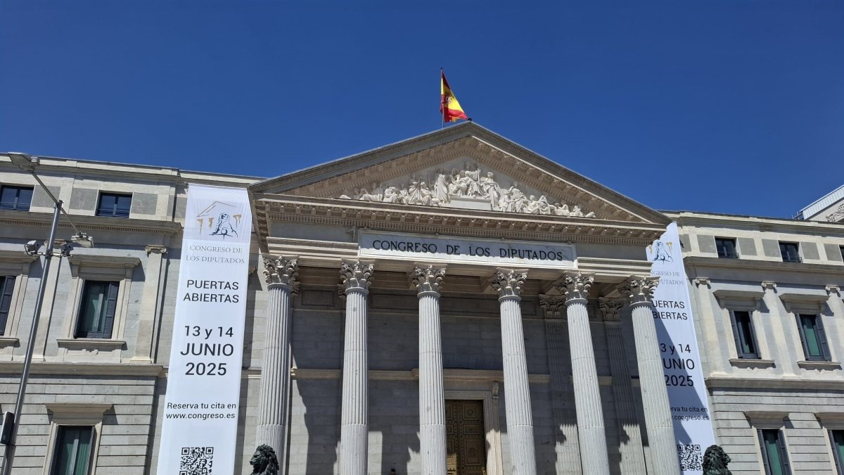 Fachada del Congreso de los Diputados