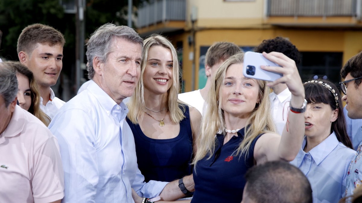 El presidente del Partido Popular, Alberto Núñez Feijóo