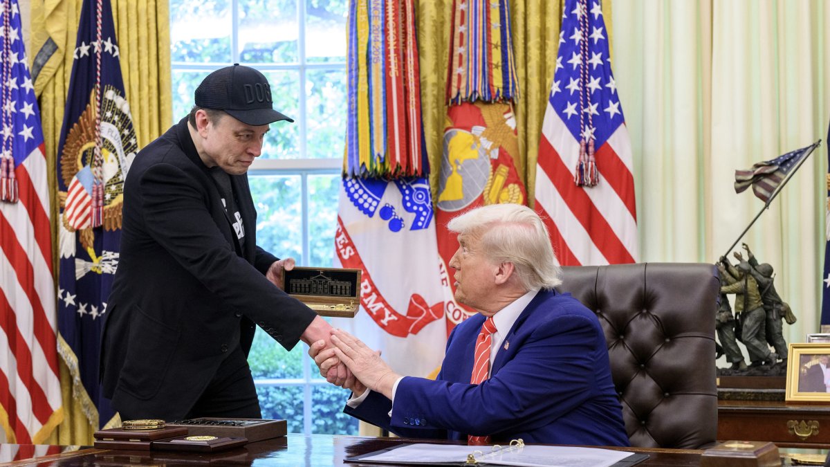 (Foto de ARCHIVO)
Elon Musk se despide en la Casa Blanca de su buen amigo Donald hace tan sólo unos días. 
May 30, 2025, in Washington, D.C.
Europa Press/Contacto/Molly Riley/White House