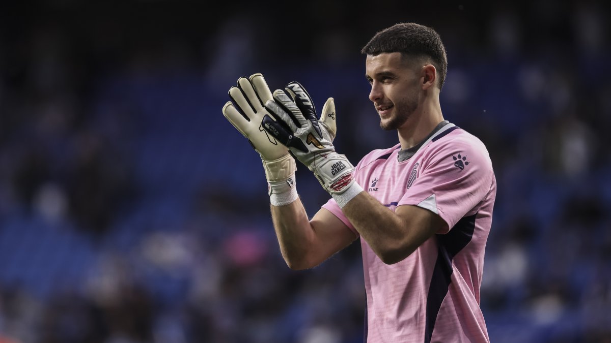 Joan Garcia, guardameta del Espanyol pretendido por el Barça