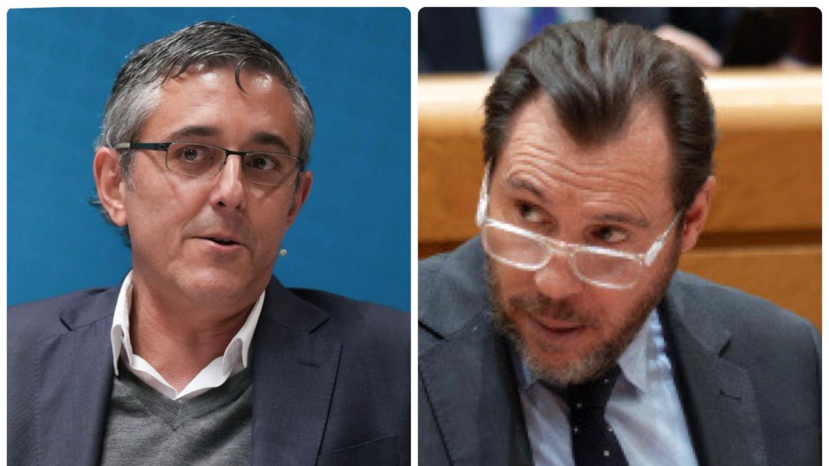 Eduardo Madina y Óscar Puente