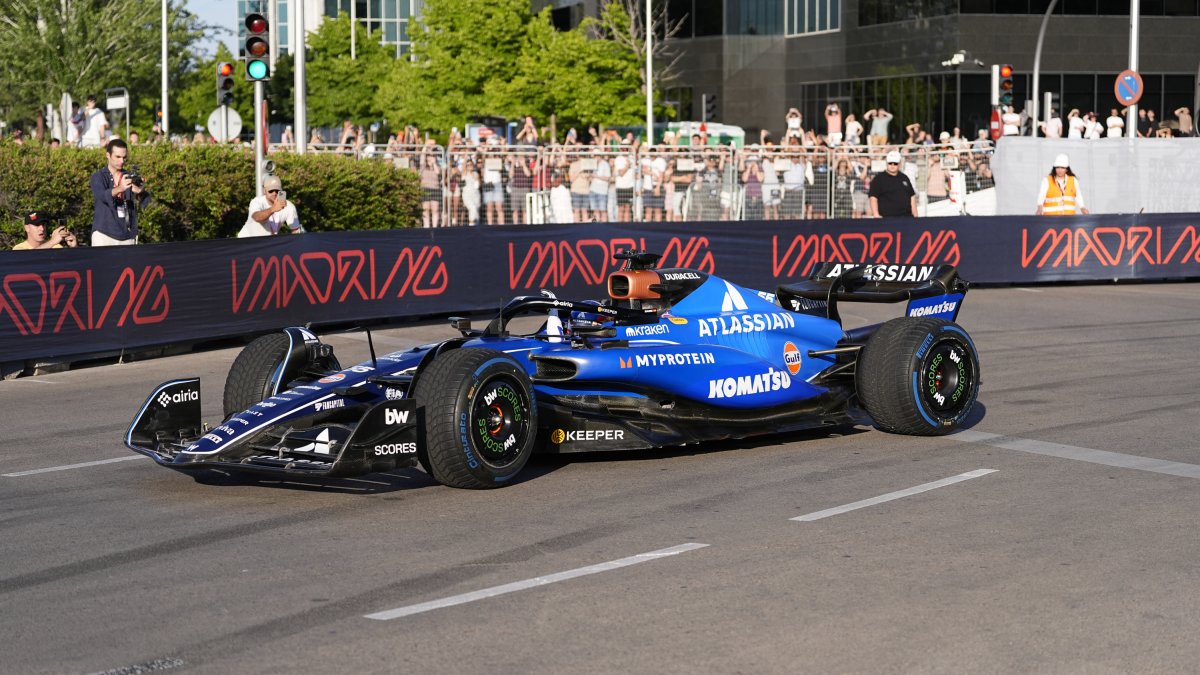Carlos Sainz, durante el roadshow de este pasado fin de semana en Madrid