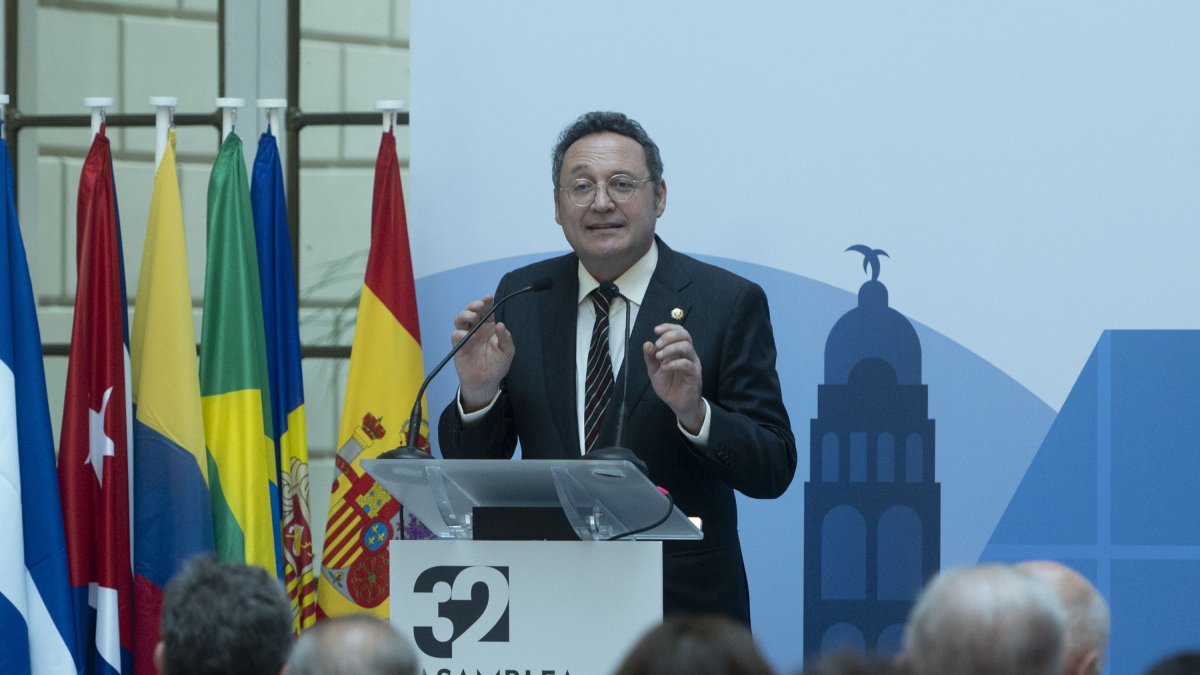 Álvaro García Ortiz, en un acto en Madrid a finales del pasado mes de mayo.