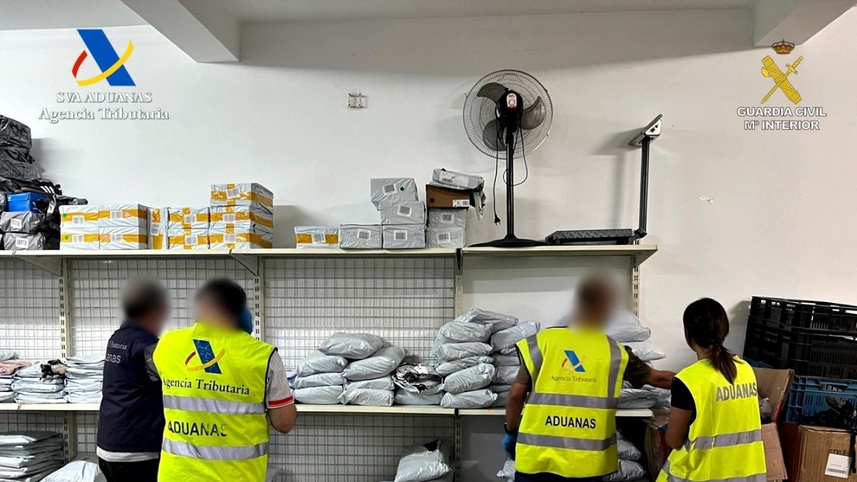 Material intervenido en la operación