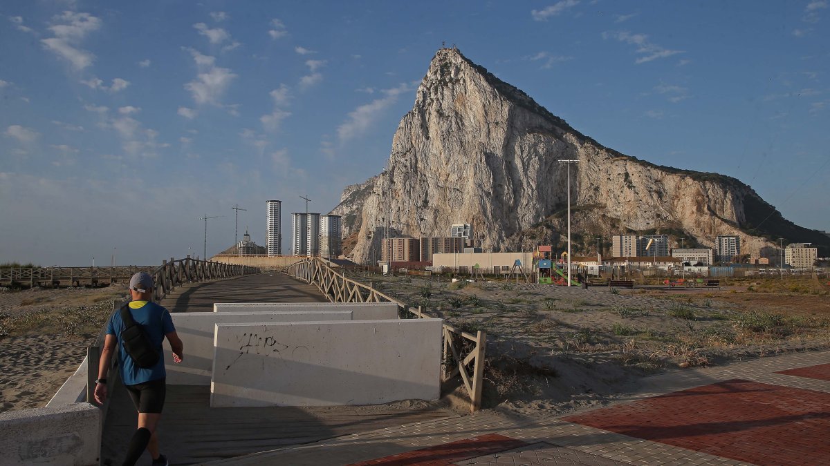 Detalle del Peñón de Gibraltar, a 8 de mayo de 2023 en Gibraltar.