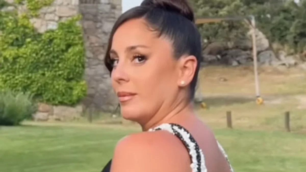 Anabel Pantoja en la boda de su amiga íntima Susana Molina.